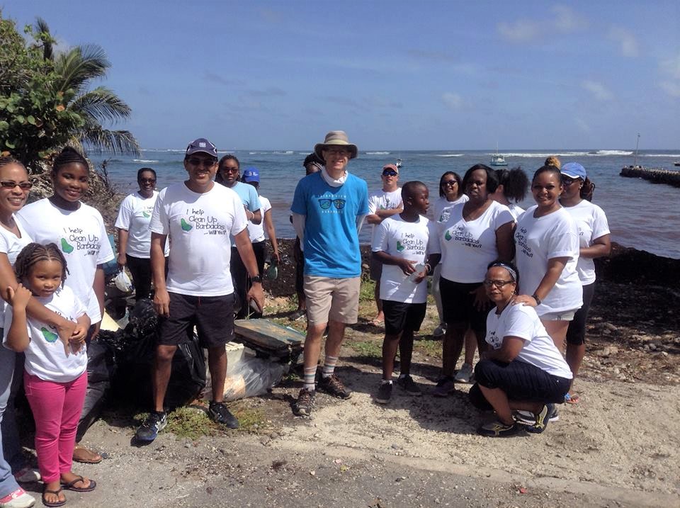 Environmentally friendly Barbados holiday litter pick up