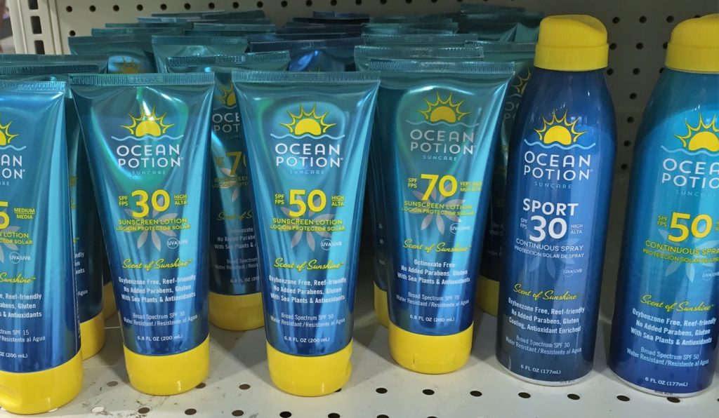 Reef freindly sunscreen